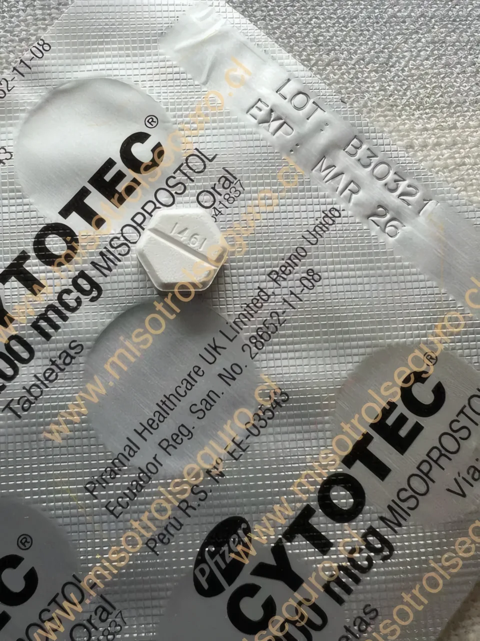 Misoprostol 200 mcg original, aborto seguro